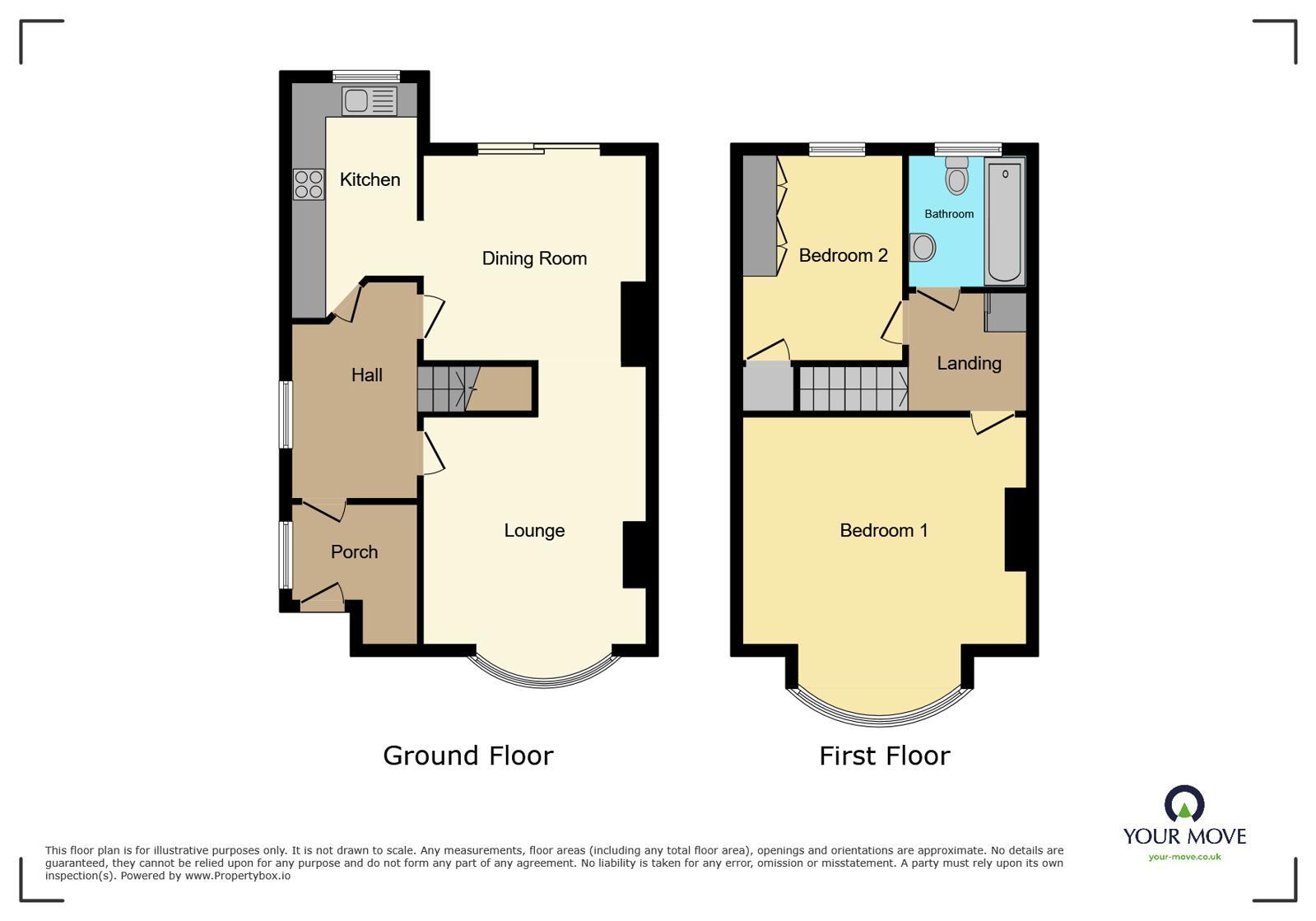 Floorplan of 2 bedroom Semi Detached House for sale, Brooklands Avenue, Sidcup, DA15