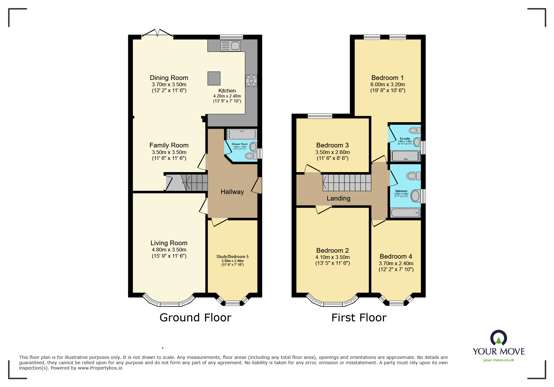 Floorplan of 5 bedroom Semi Detached House for sale, Falconwood Avenue, Welling, DA16