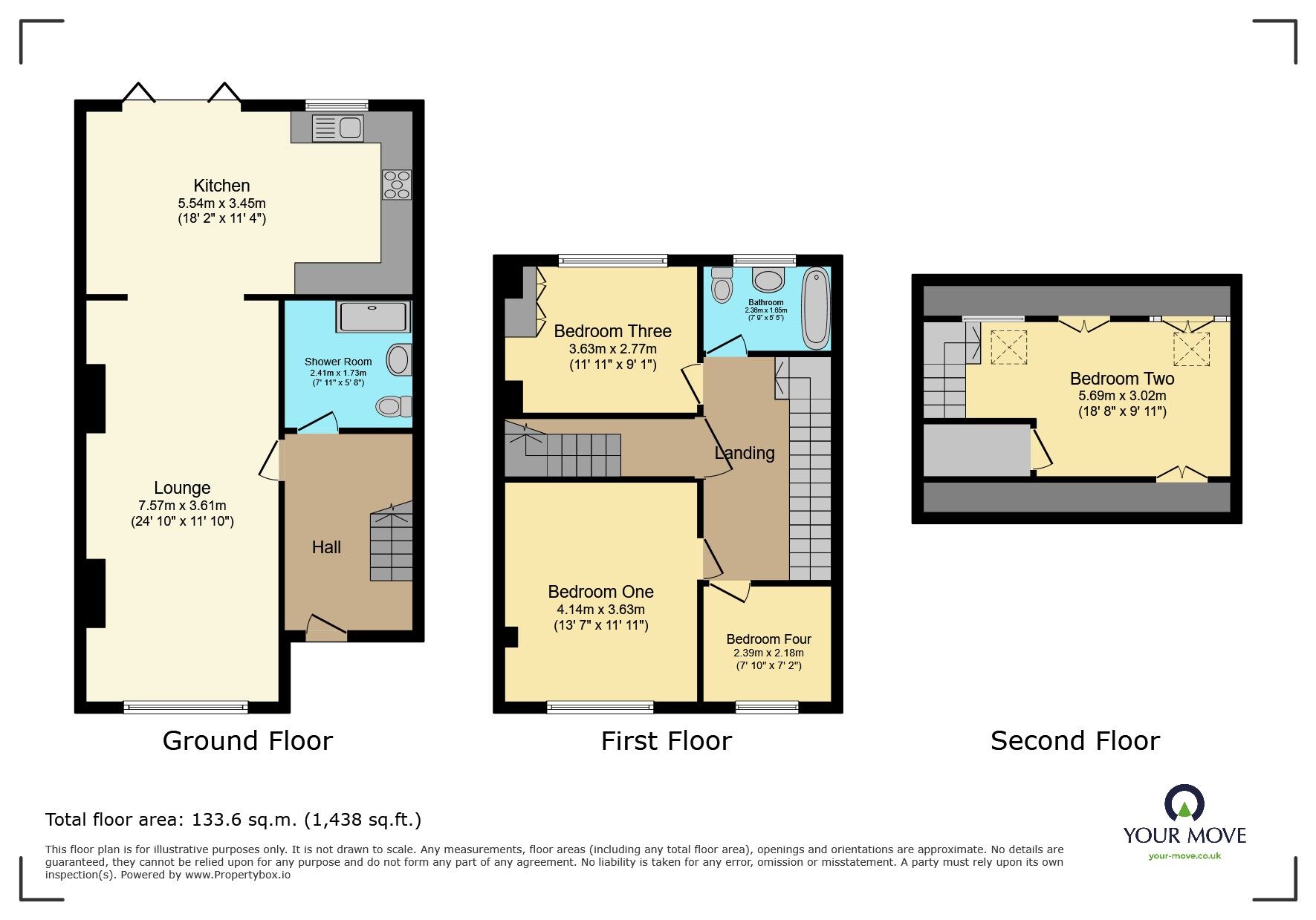 Floorplan of 4 bedroom Mid Terrace House for sale, Watling Street, Bexleyheath, DA6