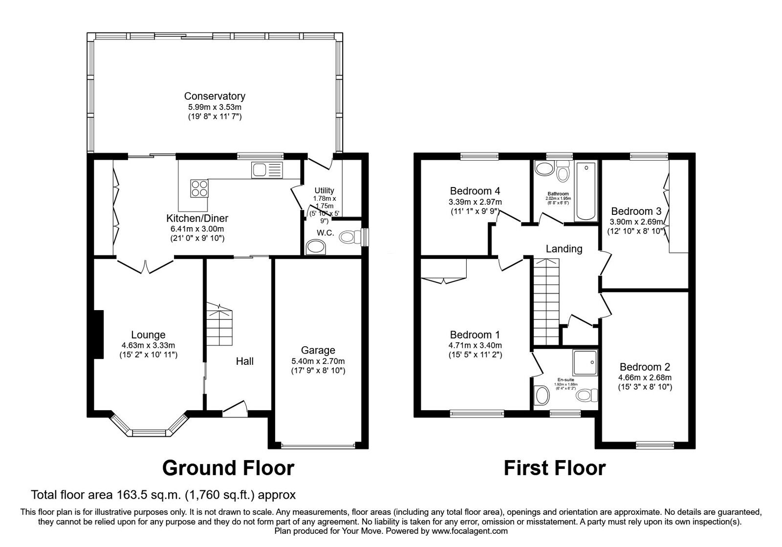 Floorplan of 4 bedroom Detached House for sale, Crosier Close, London, SE3