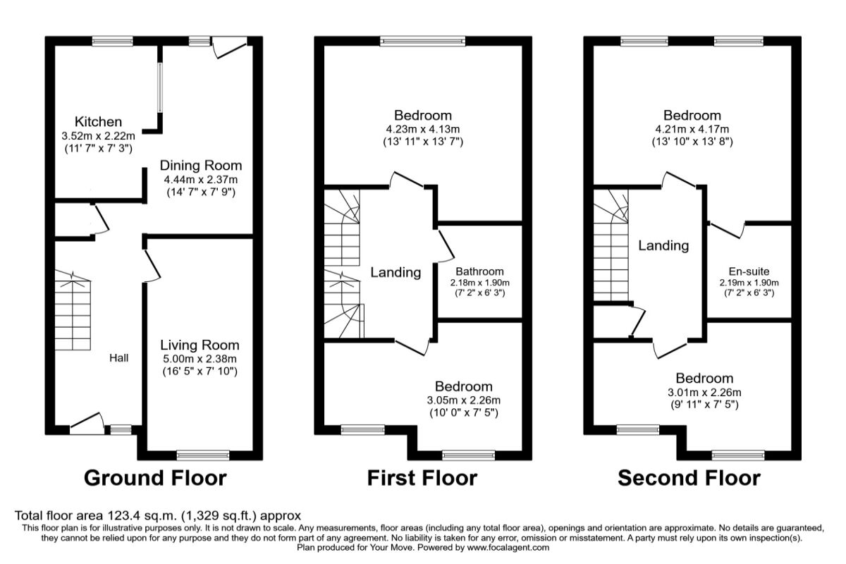 Floorplan of 4 bedroom  House to rent, Harlinger Street, London, SE18