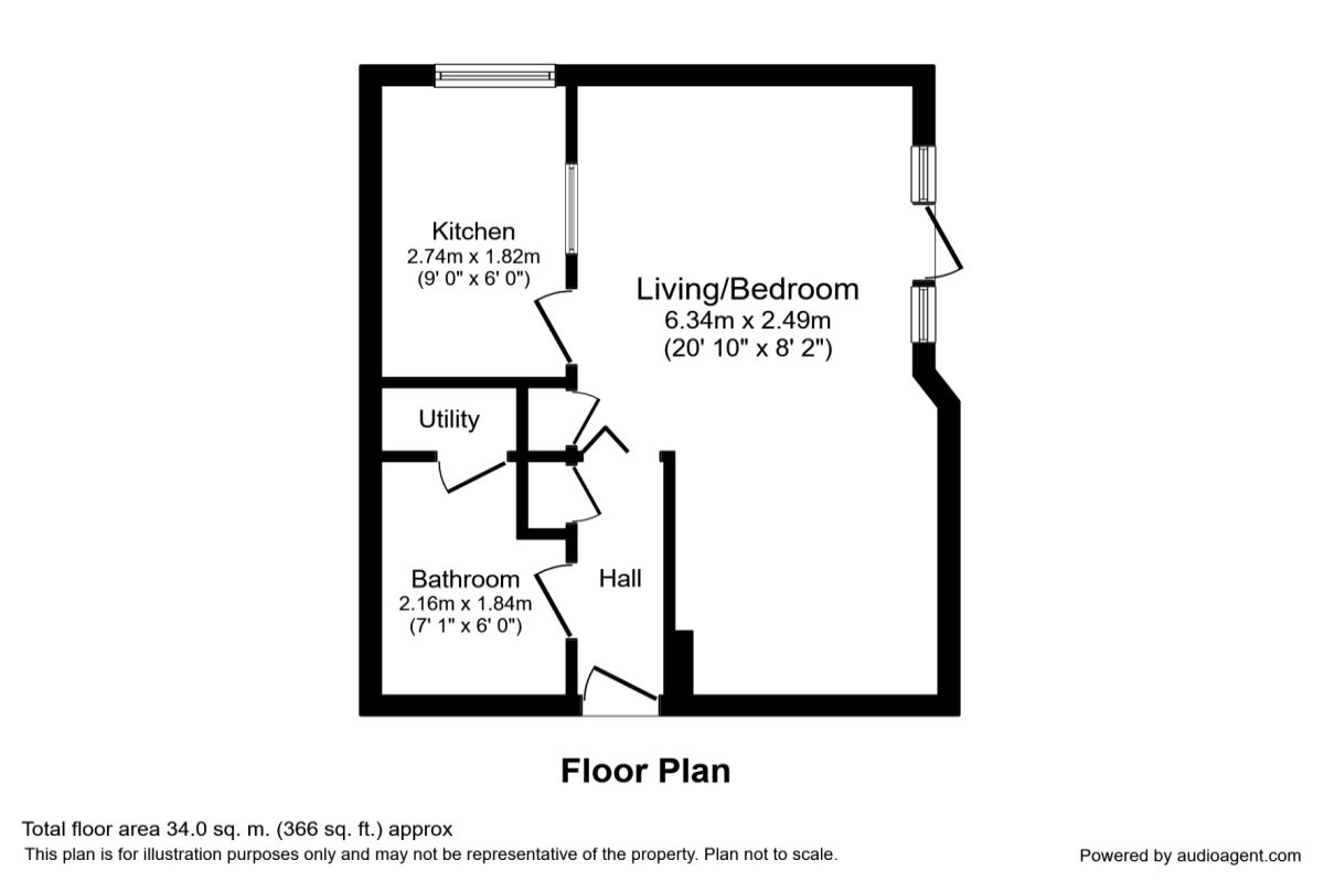Floorplan of  Flat for sale, Celestial Gardens, London, SE13