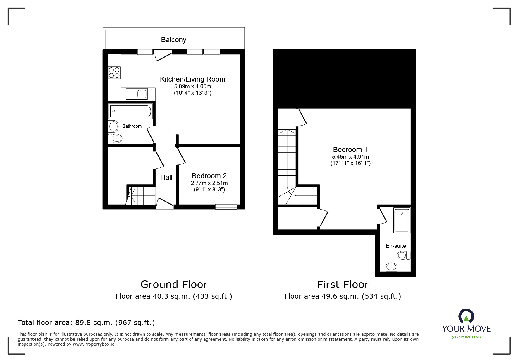 Floorplan of 2 bedroom  Flat to rent, Calderwood Street, London, SE18