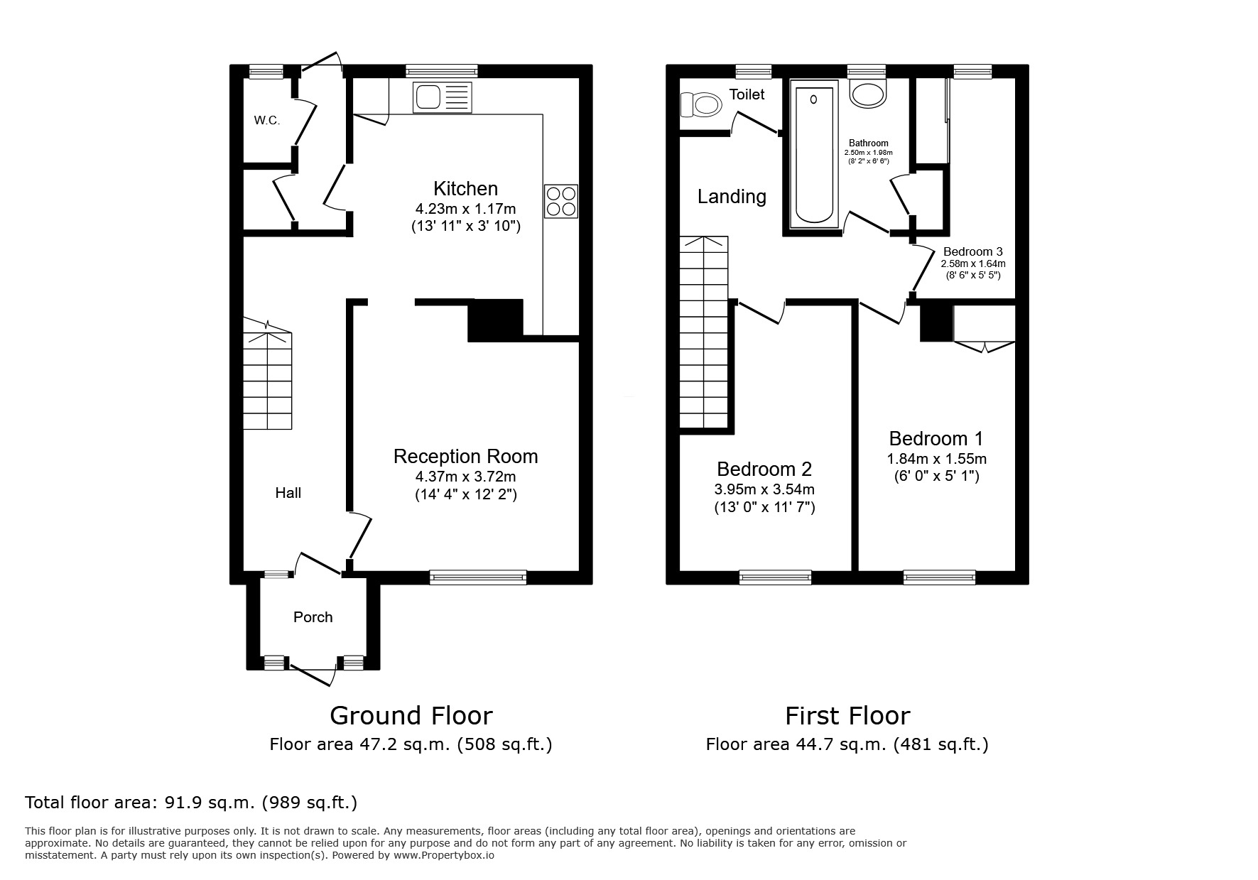 Floorplan of 3 bedroom Mid Terrace House for sale, Dursley Close, London, SE3