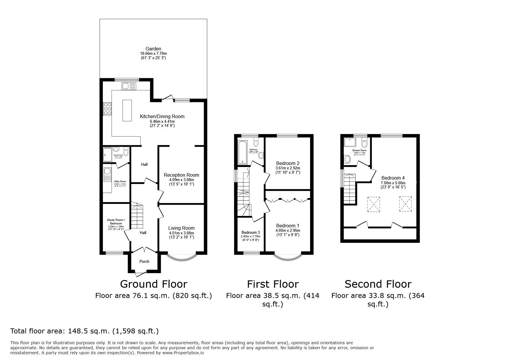 Floorplan of 5 bedroom Semi Detached House for sale, Mayday Gardens, London, SE3