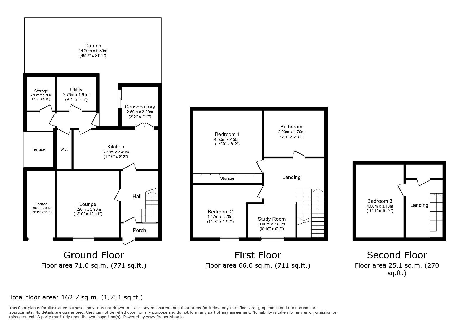 Floorplan of 3 bedroom Semi Detached House for sale, Brook Lane, London, SE3