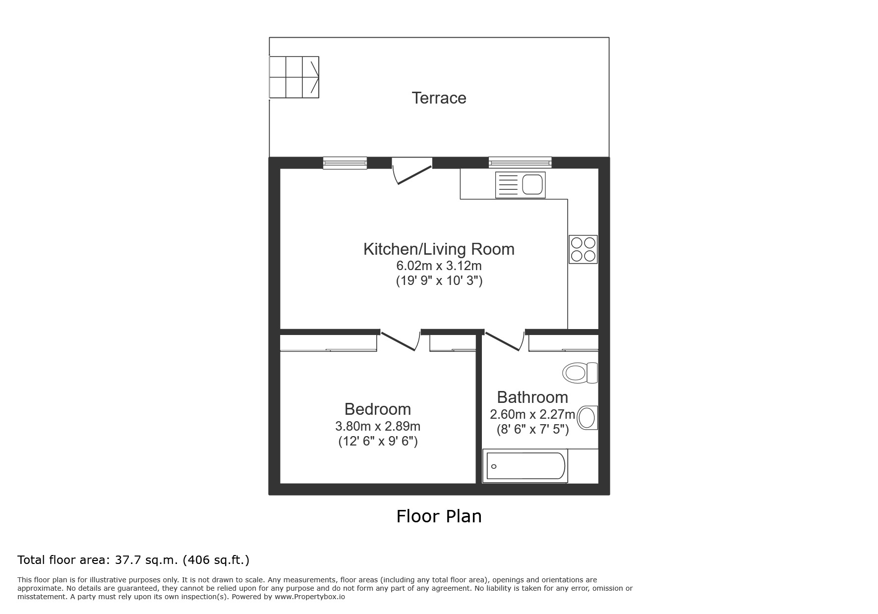 Floorplan of 1 bedroom Detached Flat for sale, Shooters Hill Road, London, SE3