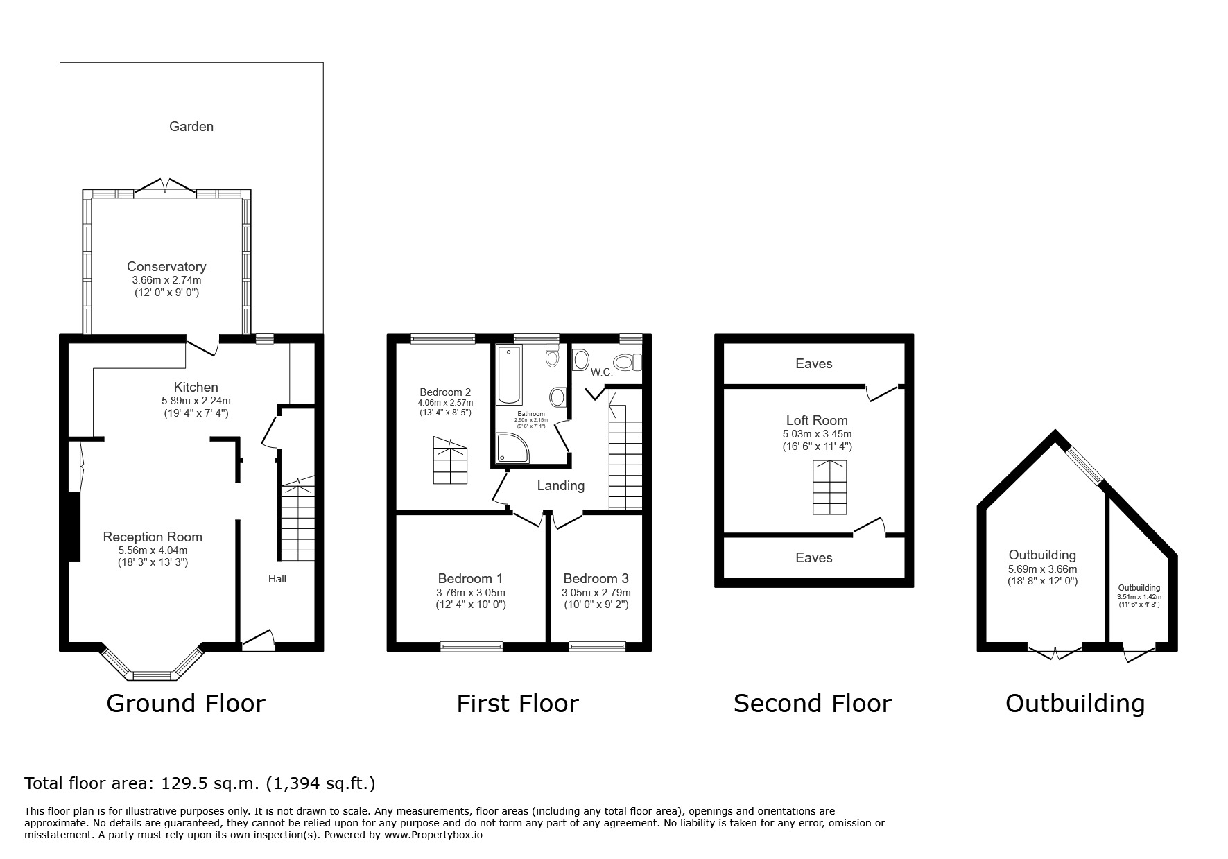 Floorplan of 3 bedroom Mid Terrace House for sale, Tilbrook Road, London, SE3