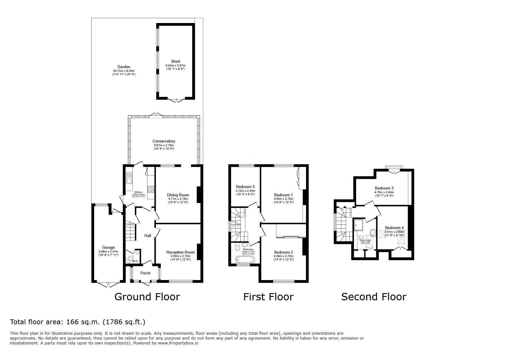 Floorplan of 5 bedroom Semi Detached House for sale, Marlborough Lane, London, SE7