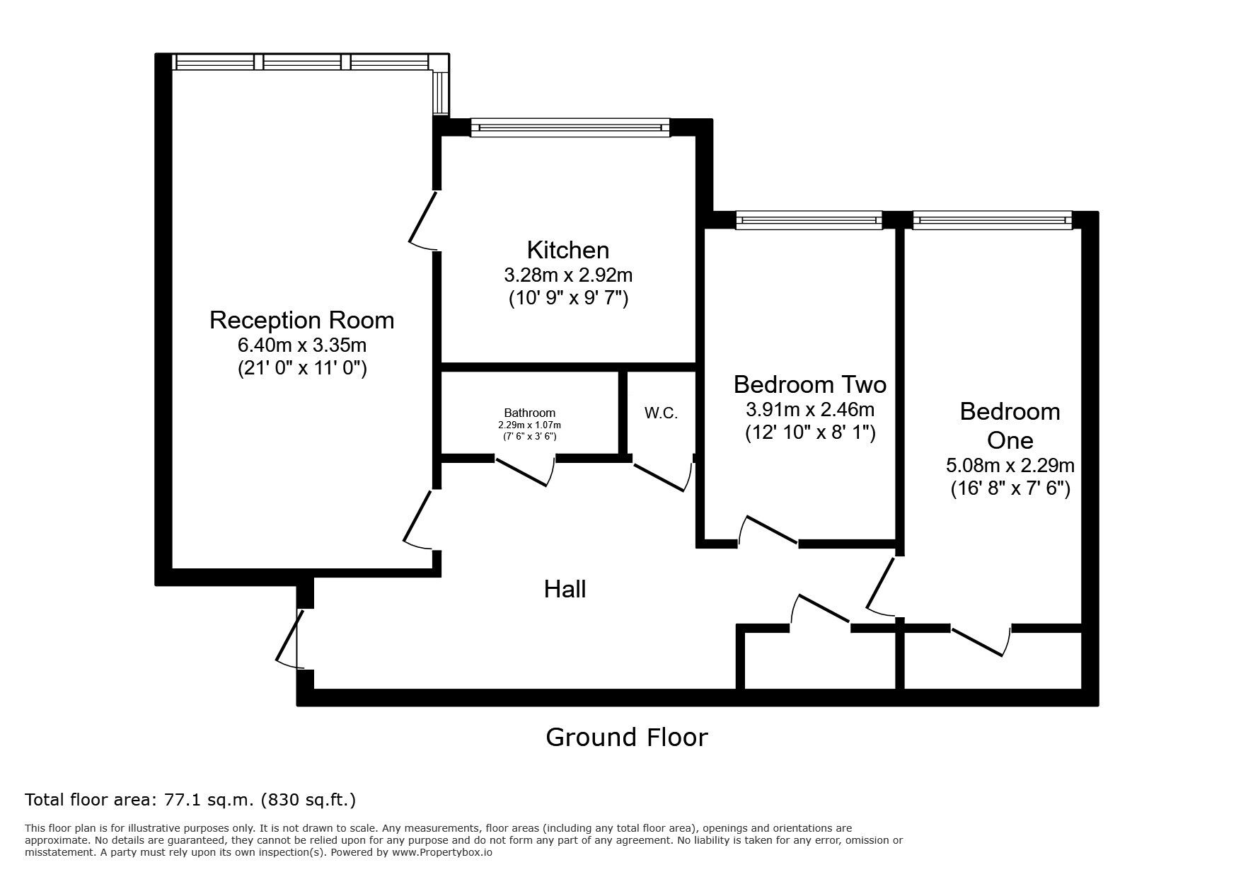 Floorplan of 2 bedroom Flat for sale, Plantagenet House, London, SE18