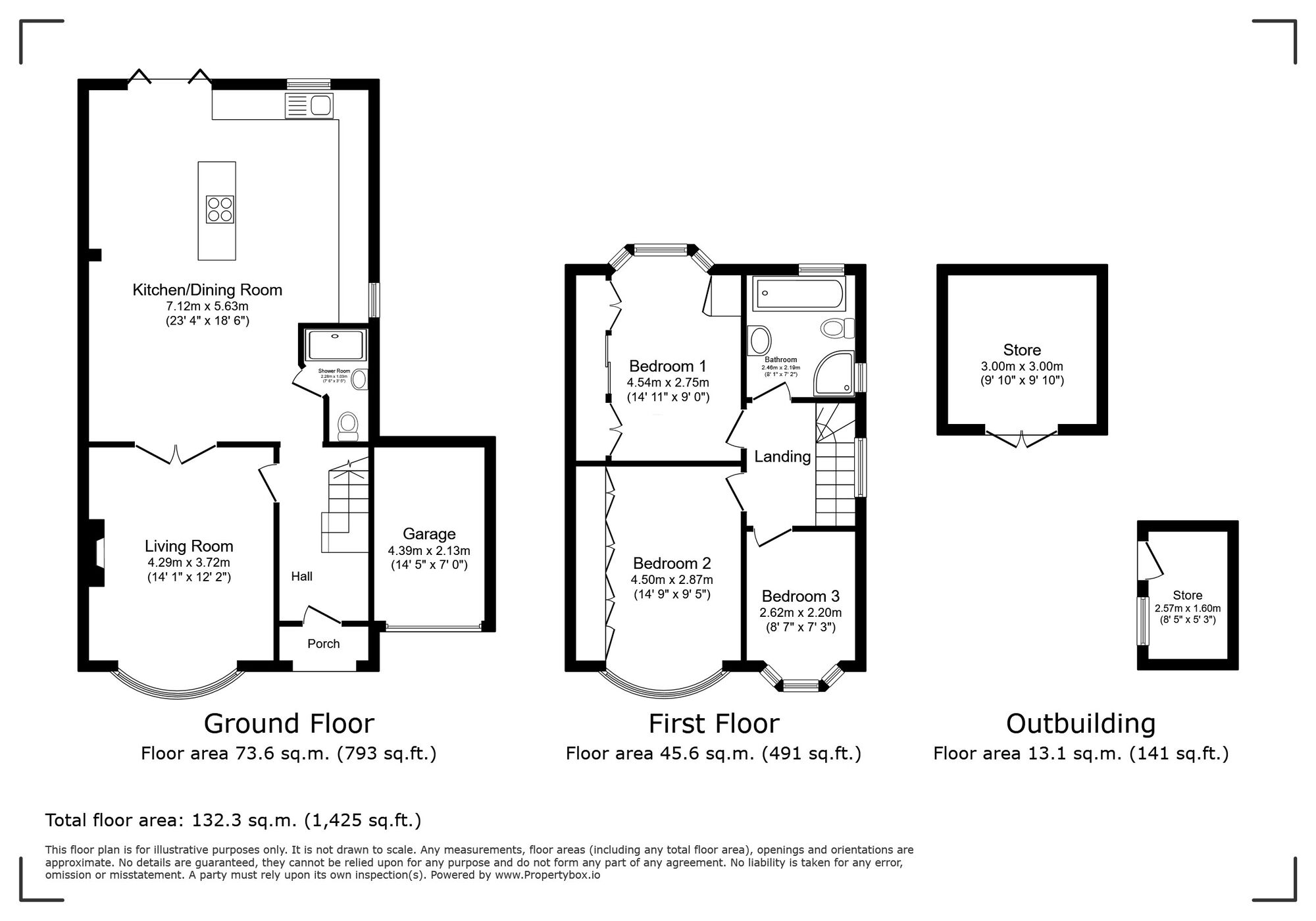 Floorplan of 3 bedroom Semi Detached House for sale, Rochester Way, London, SE3