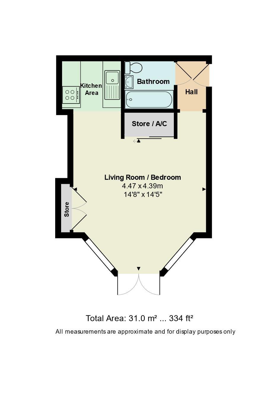 Floorplan of Flat to rent, Durley Gardens, Dorset, BH2
