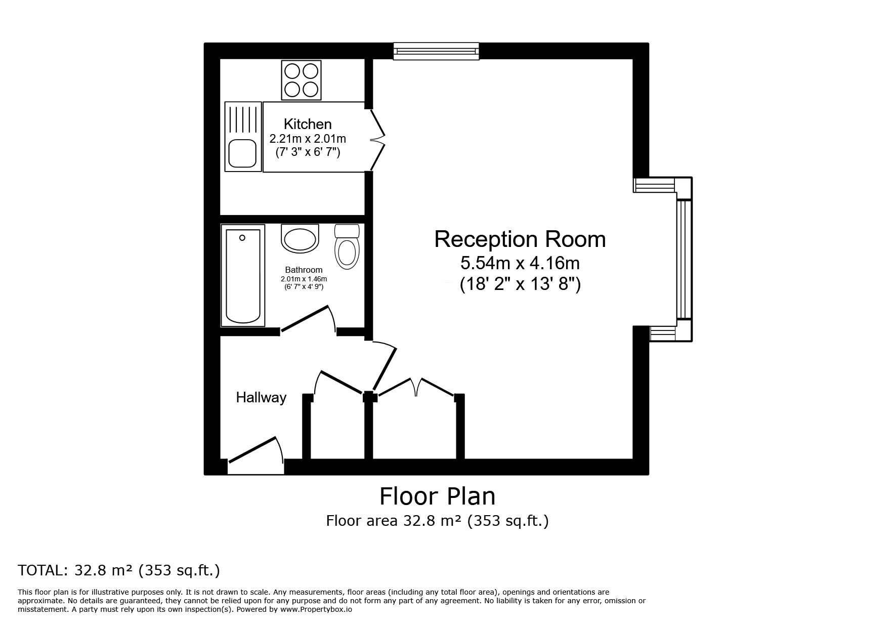 Floorplan of  Flat for sale, Orchard Grove, London, SE20