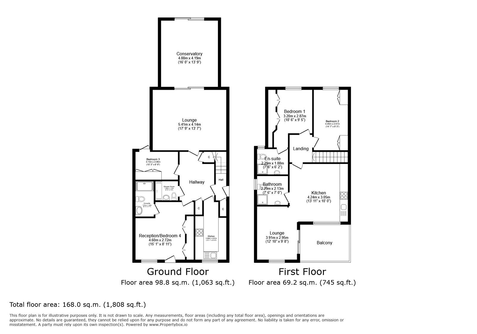 Floorplan of 5 bedroom Semi Detached House for sale, Plaistow Lane, Bromley, BR1