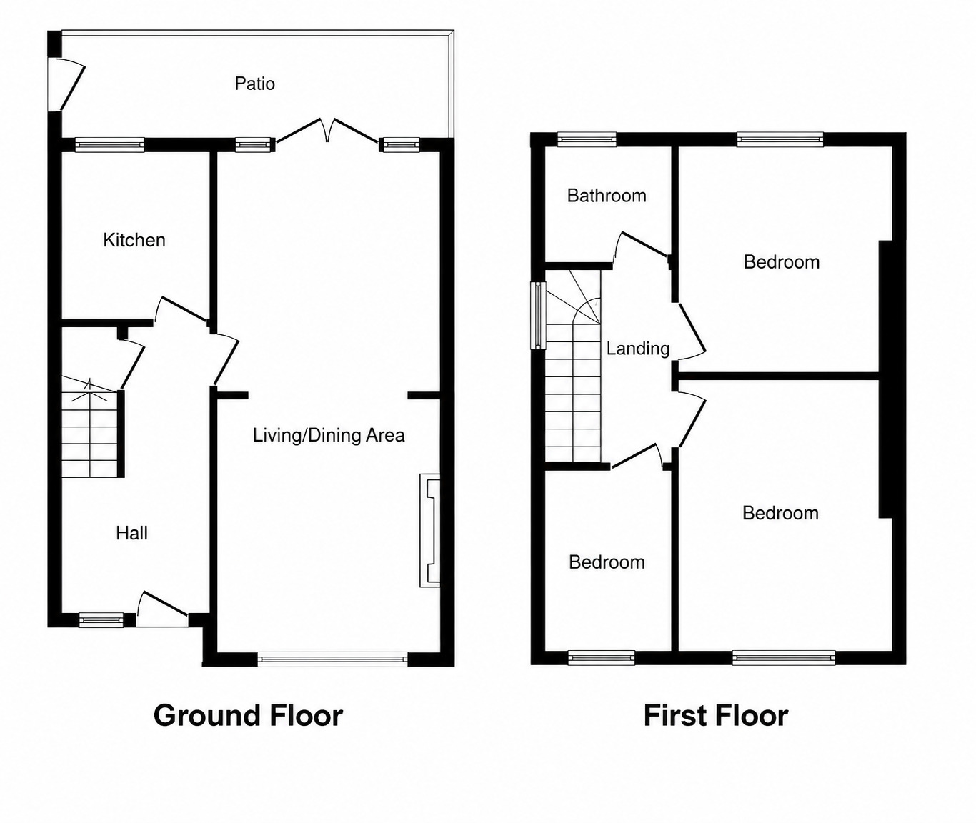 Floorplan of 3 bedroom Semi Detached House to rent, Hillcrest Road, Bromley, BR1