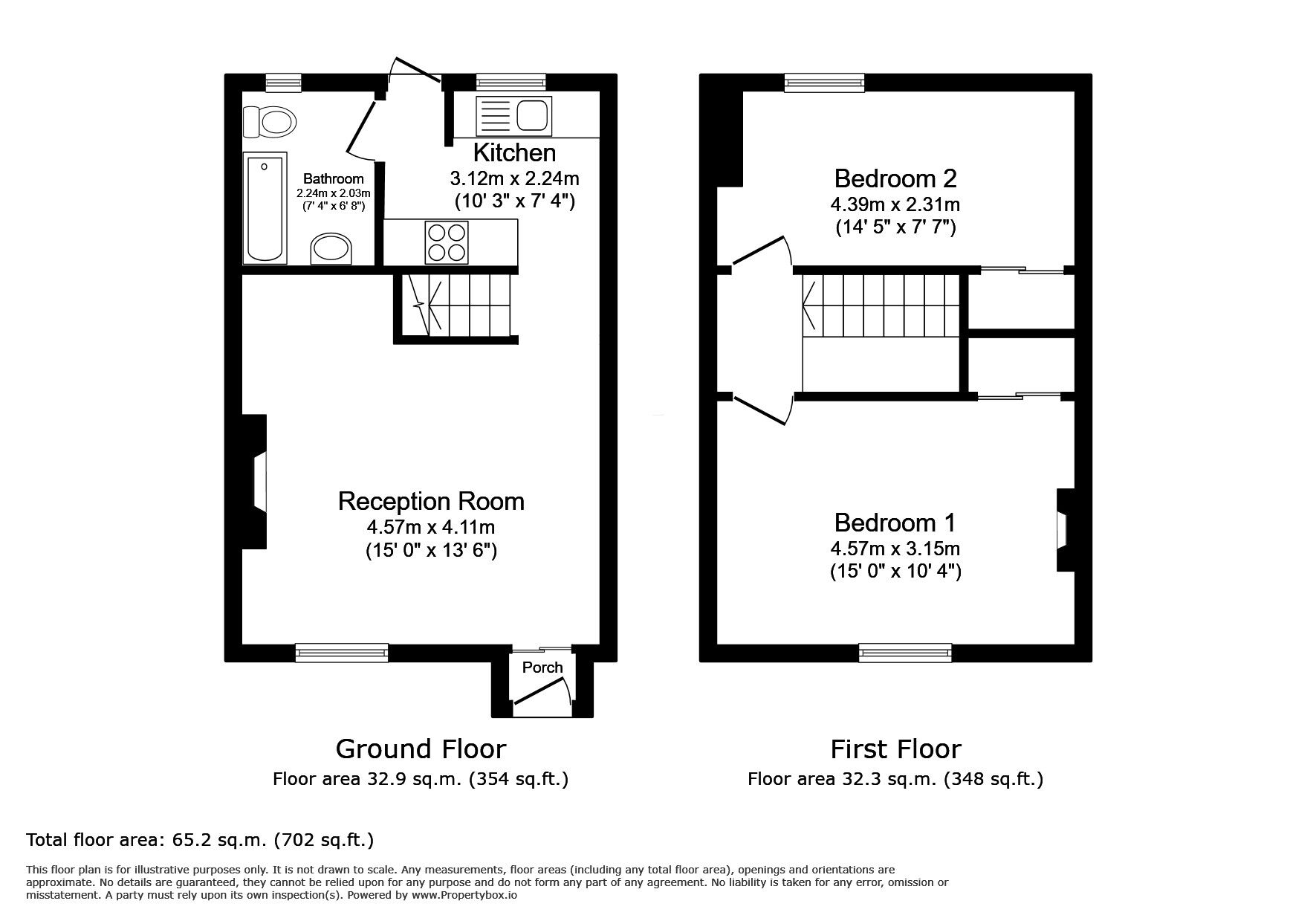 Floorplan of 2 bedroom Mid Terrace House for sale, Farmfield Road, Bromley, BR1