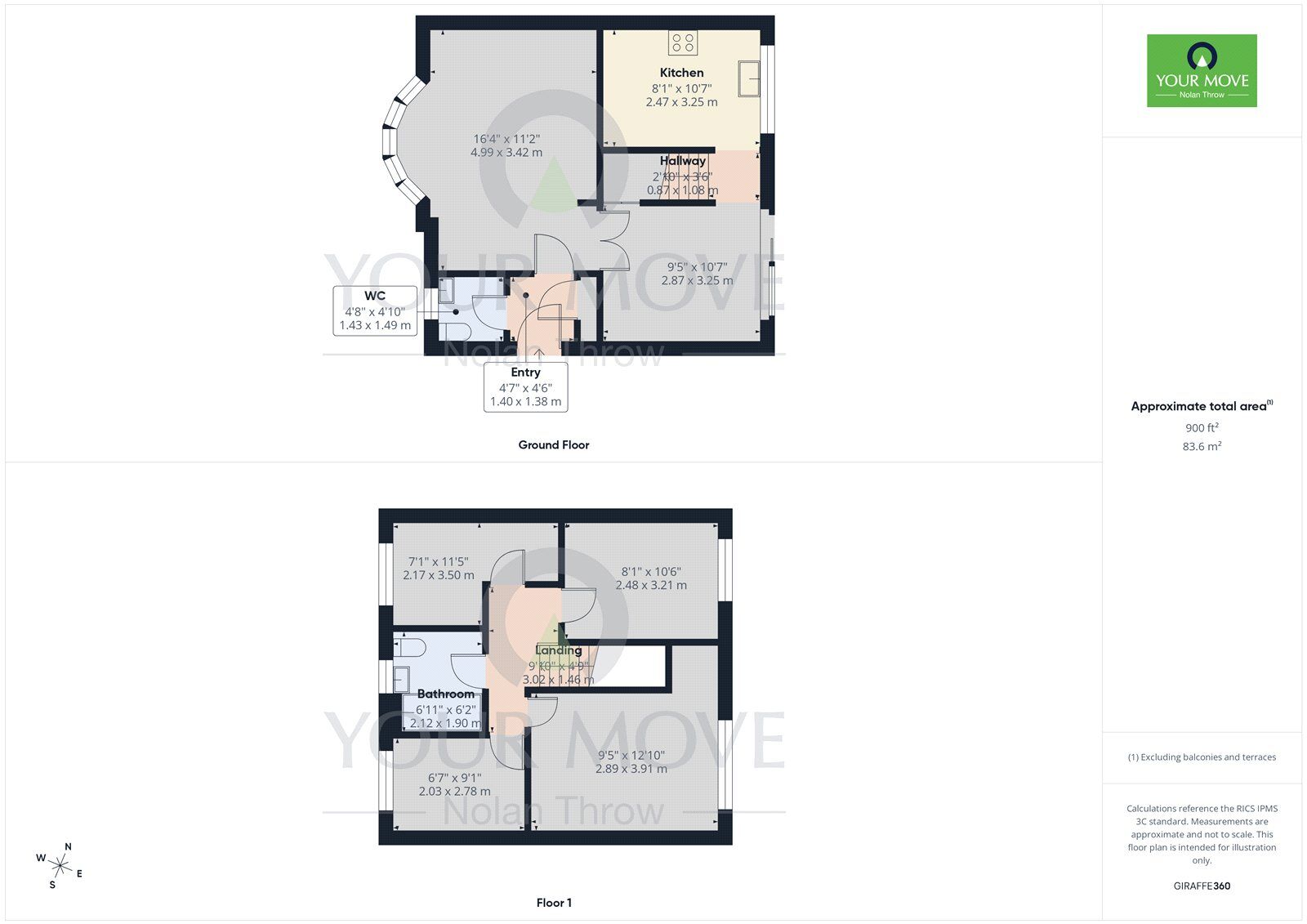 Floorplan of 4 bedroom Detached House to rent, Burleigh Piece, Buckingham, Buckinghamshire, MK18