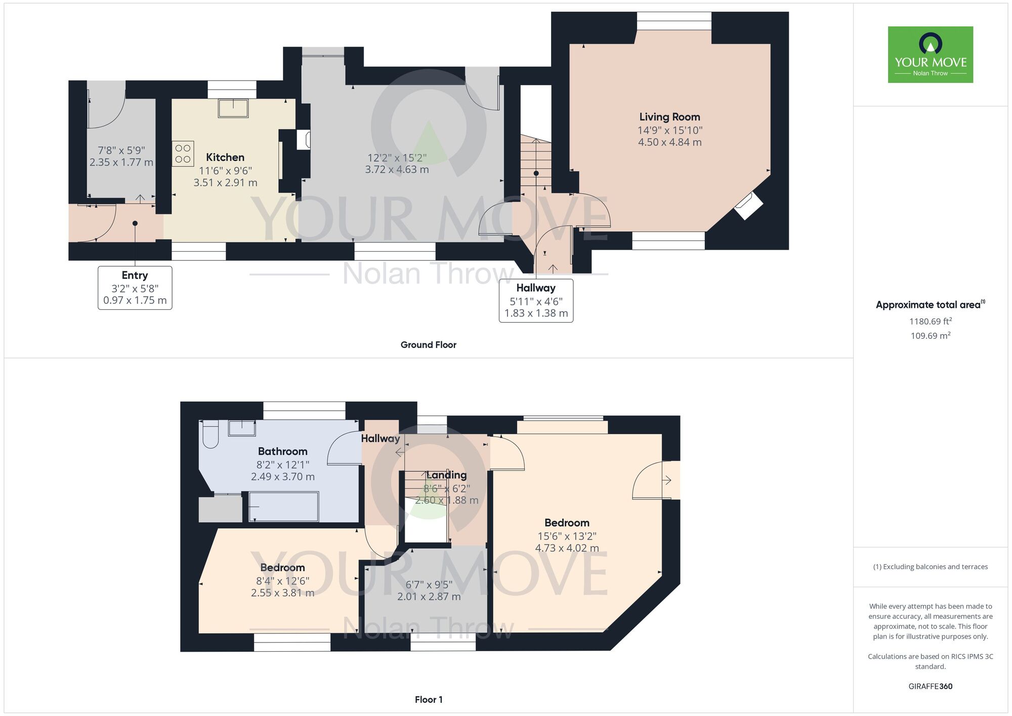 Floorplan of 3 bedroom Semi Detached House to rent, Church Lane, Oving, Buckinghamshire, HP22