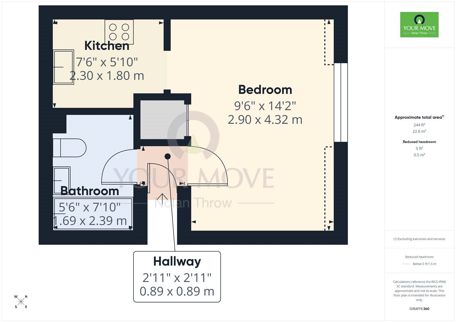 Floorplan of Flat to rent, Nelson Street, Buckingham, Buckinghamshire, MK18