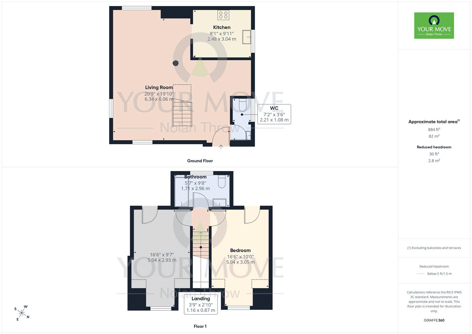 Floorplan of 2 bedroom Semi Detached House to rent, High Street, Weedon, Buckinghamshire, HP22