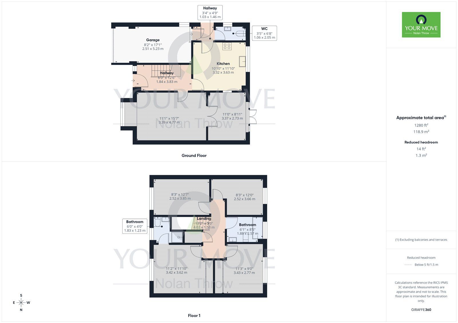 Floorplan of 4 bedroom Detached House to rent, Wren Close, Buckingham, Buckinghamshire, MK18