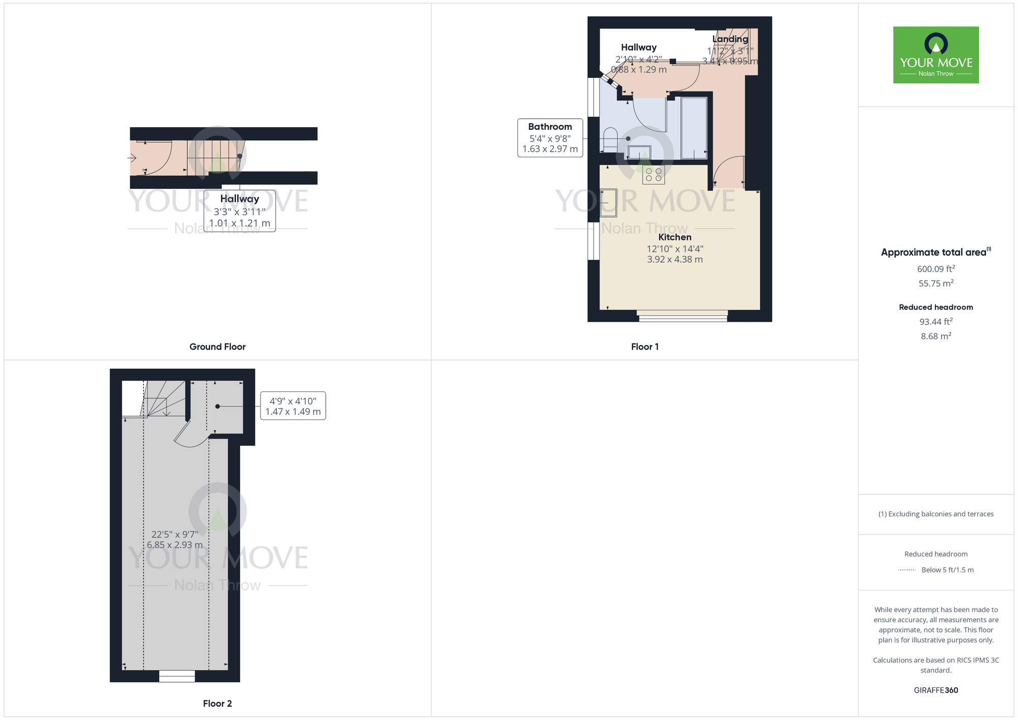 Floorplan of 1 bedroom Flat to rent, The Chewar, Buckingham, Buckinghamshire, MK18