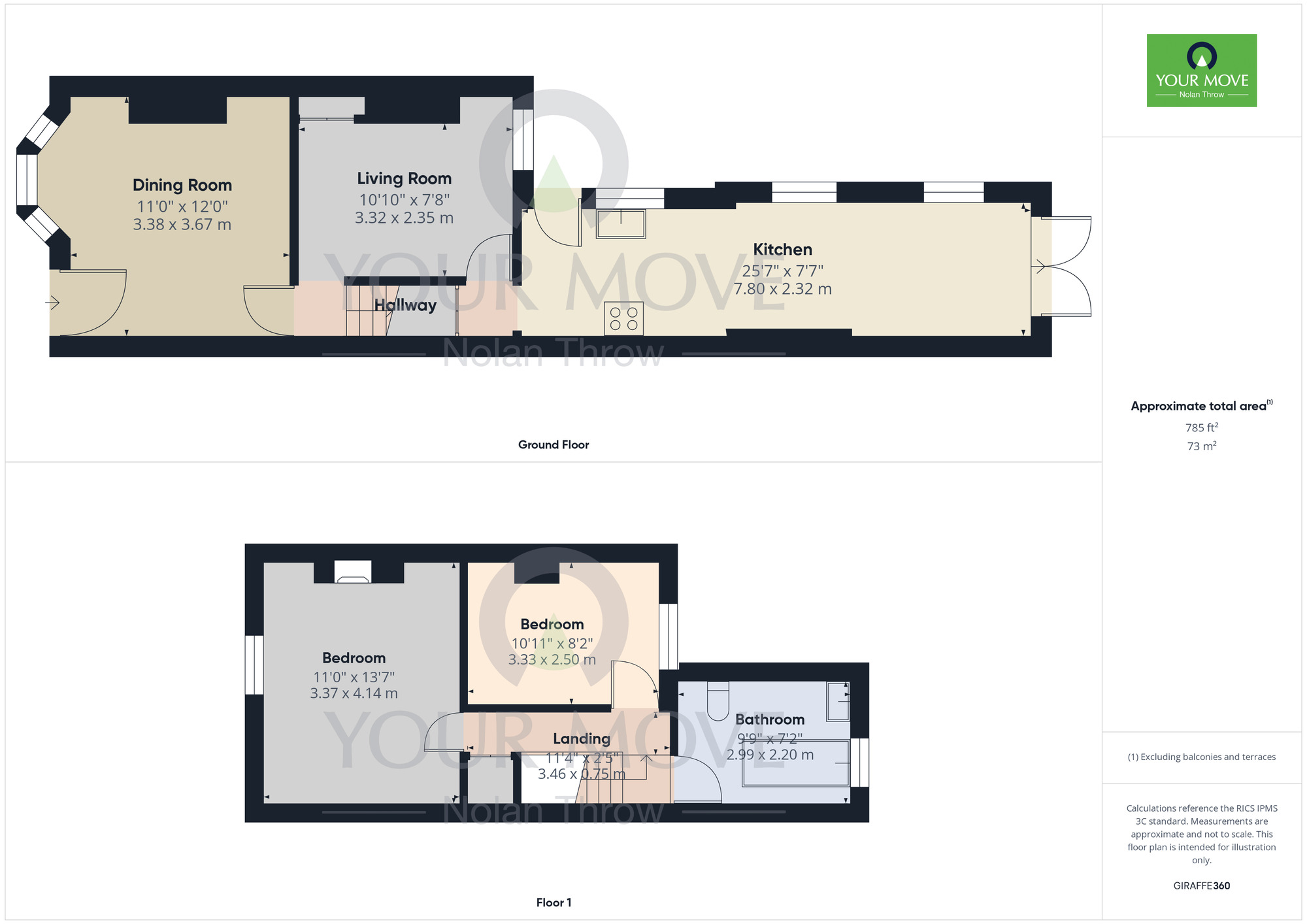 Floorplan of 2 bedroom End Terrace House to rent, High Street, Winslow, Buckinghamshire, MK18