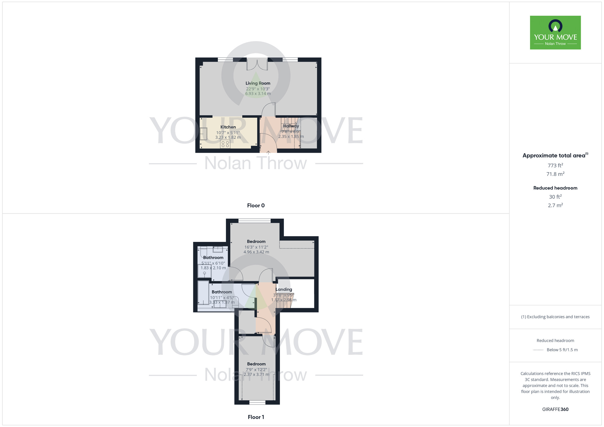 Floorplan of 2 bedroom  Flat to rent, Comerford Way, Winslow, Buckinghamshire, MK18