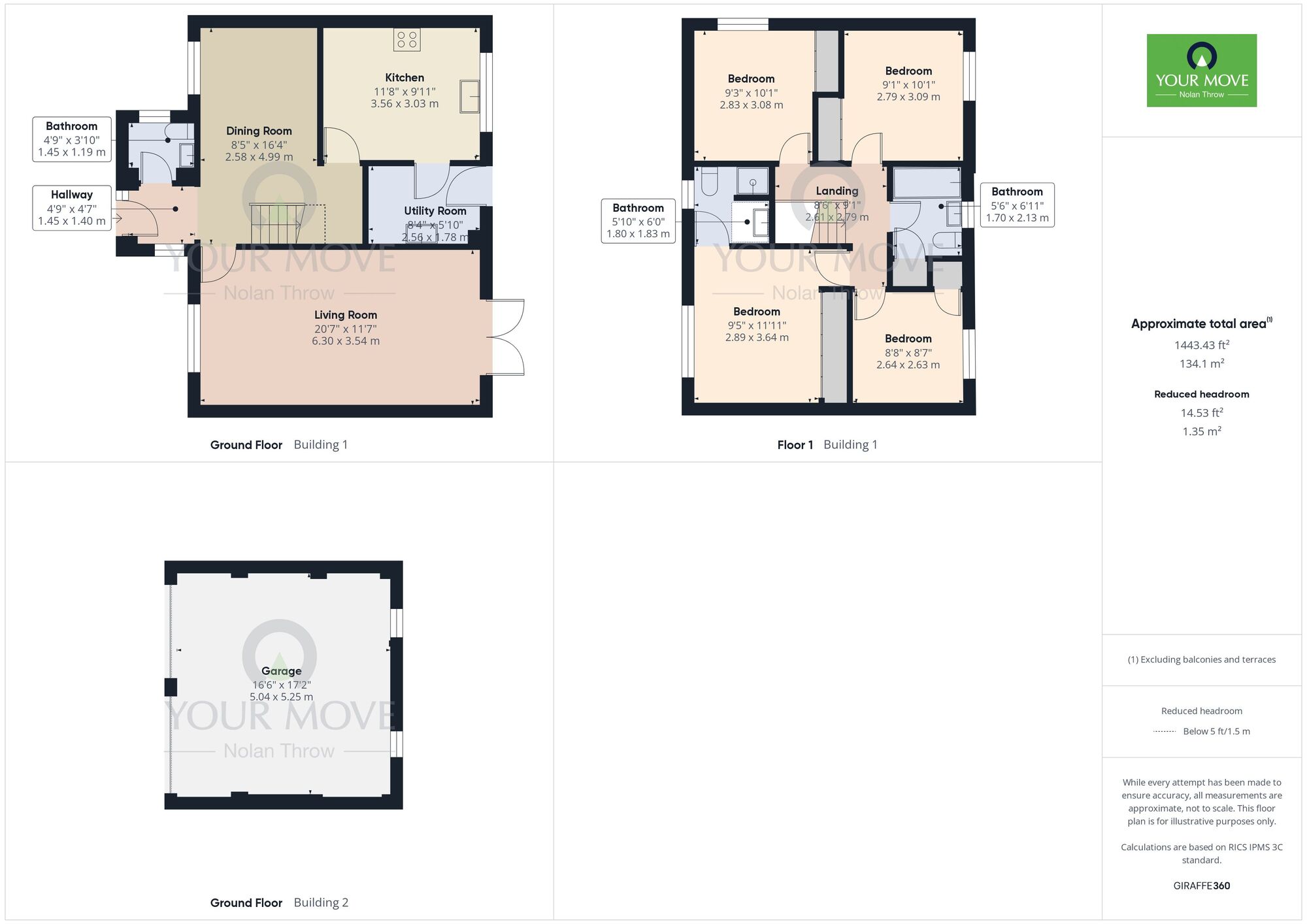Floorplan of 4 bedroom Detached House for sale, Spoonley Wood, Bancroft Park, Milton Keynes, MK13