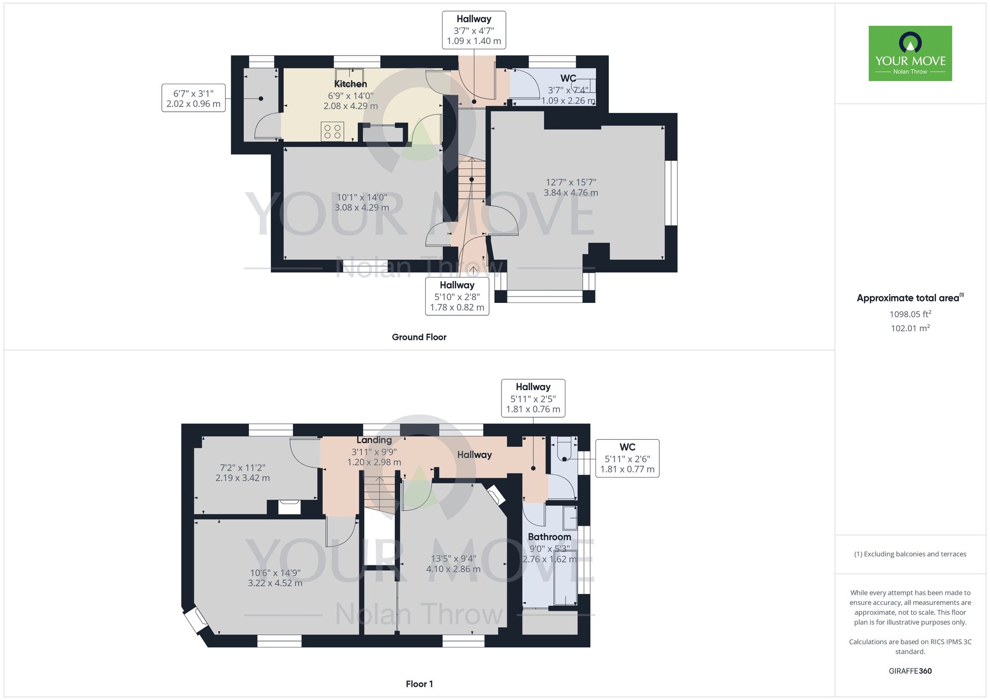 Floorplan of 3 bedroom Semi Detached House to rent, Church Lane, Oving, Buckinghamshire, HP22