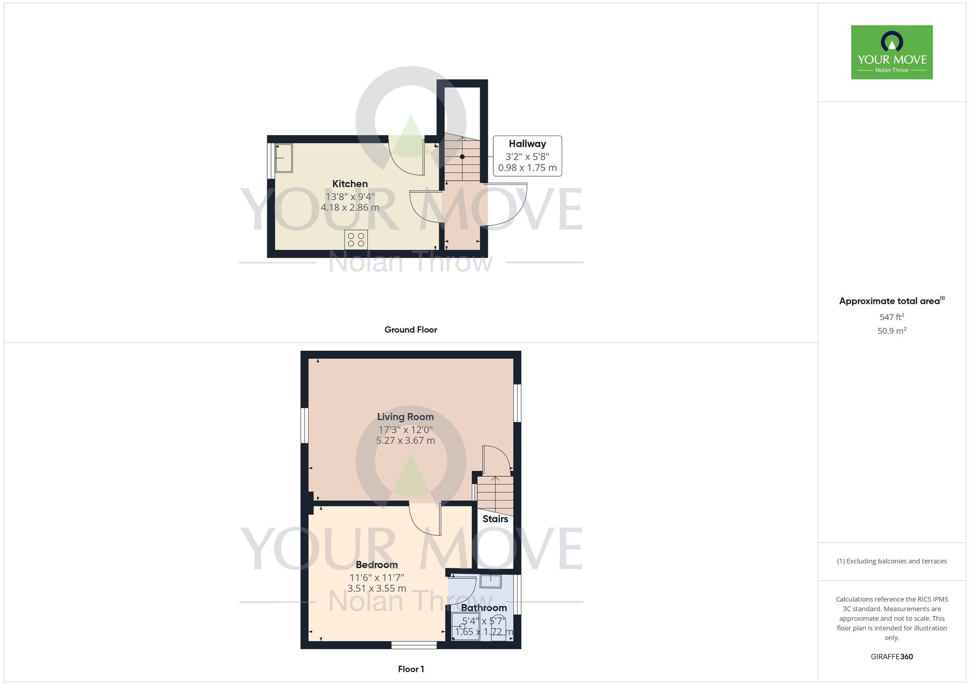Floorplan of 1 bedroom  Flat to rent, Aylesbury Road, Winslow, Buckinghamshire, MK18