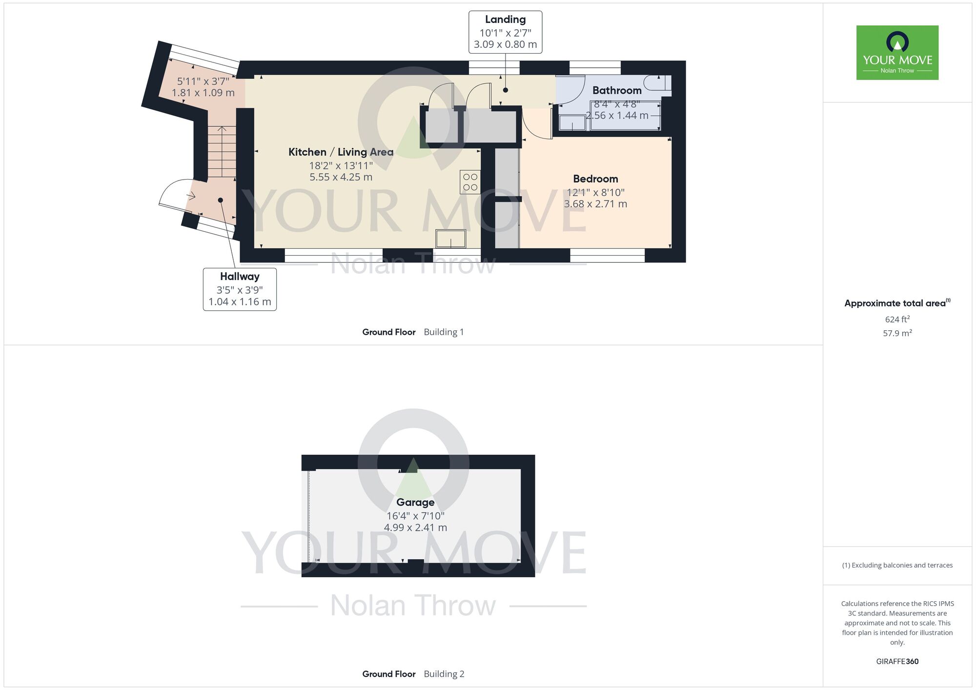 Floorplan of 1 bedroom  Flat to rent, Elm Street, Buckingham, Buckinghamshire, MK18