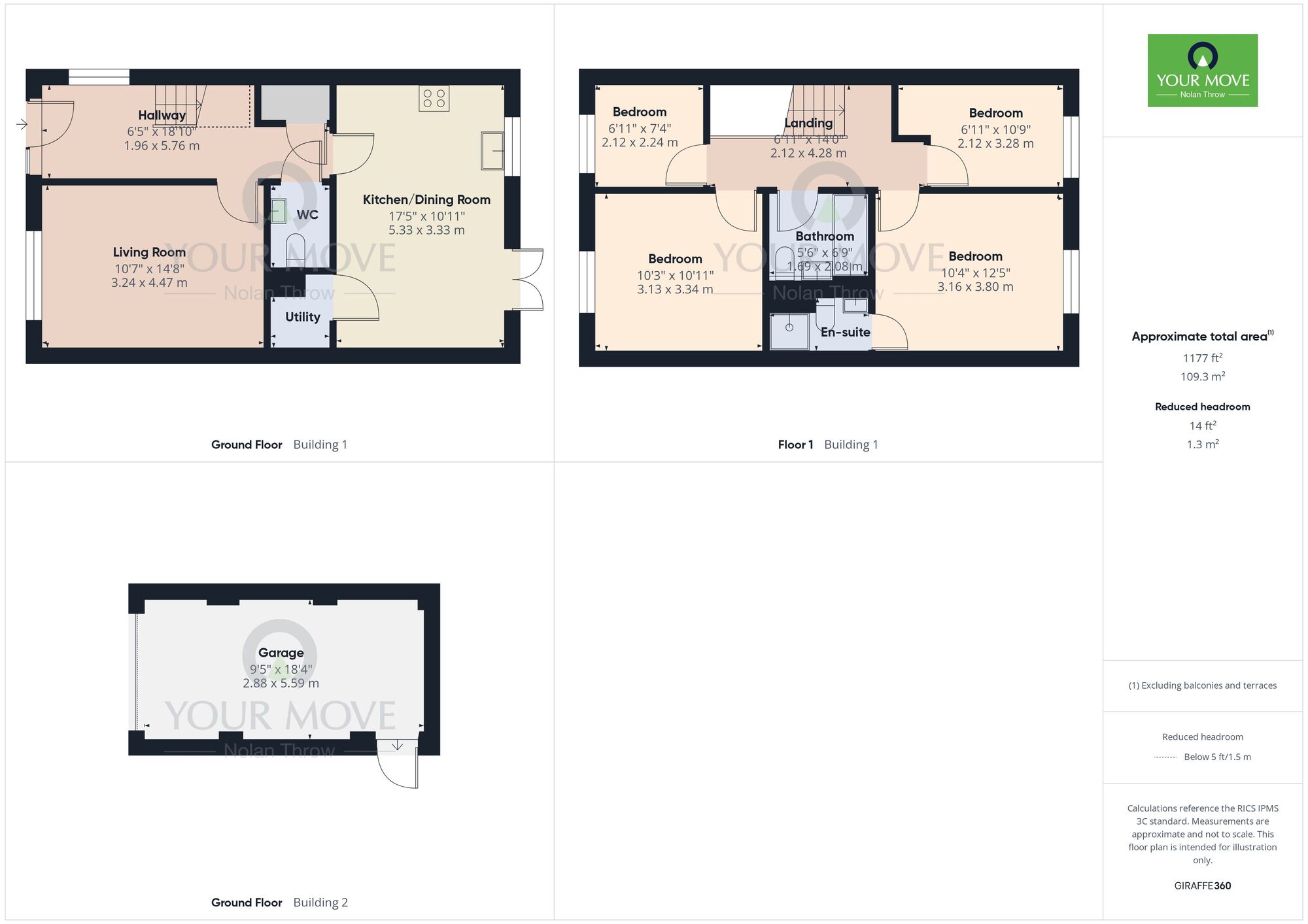 Floorplan of 4 bedroom Detached House for sale, Foundry Drive, Buckingham, Buckinghamshire, MK18