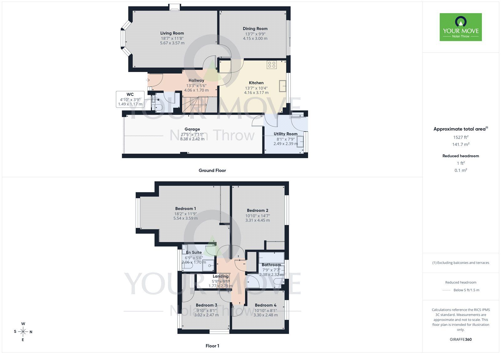 Floorplan of 4 bedroom Detached House to rent, Beech Leys, Steeple Claydon, Buckinghamshire, MK18