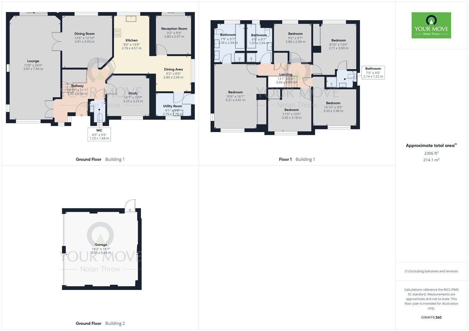 Floorplan of 5 bedroom Detached House for sale, Aris Way, Buckingham, Buckinghamshire, MK18