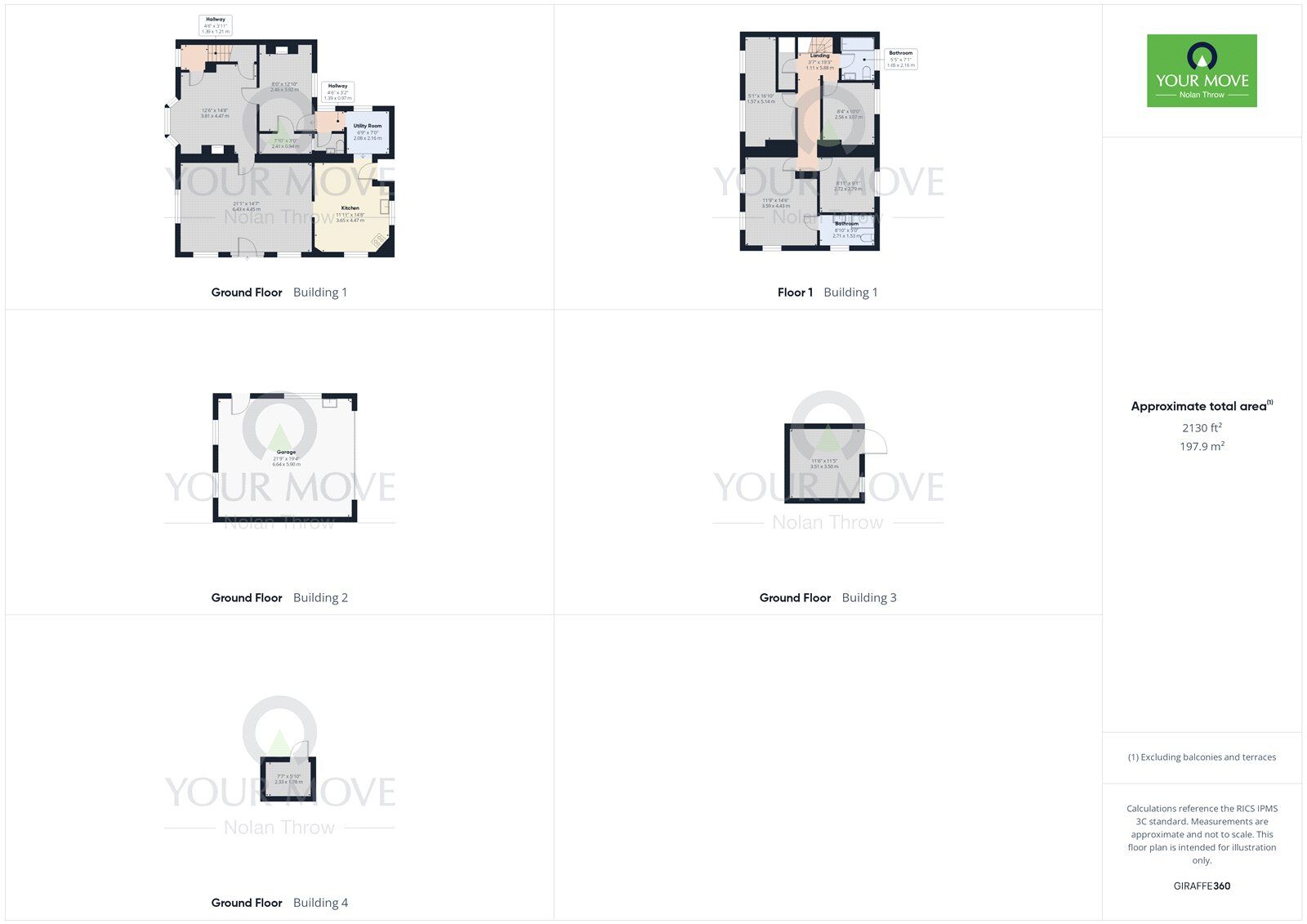 Floorplan of 4 bedroom Semi Detached House to rent, Blackmires Lane, Silverstone, Northamptonshire, NN12