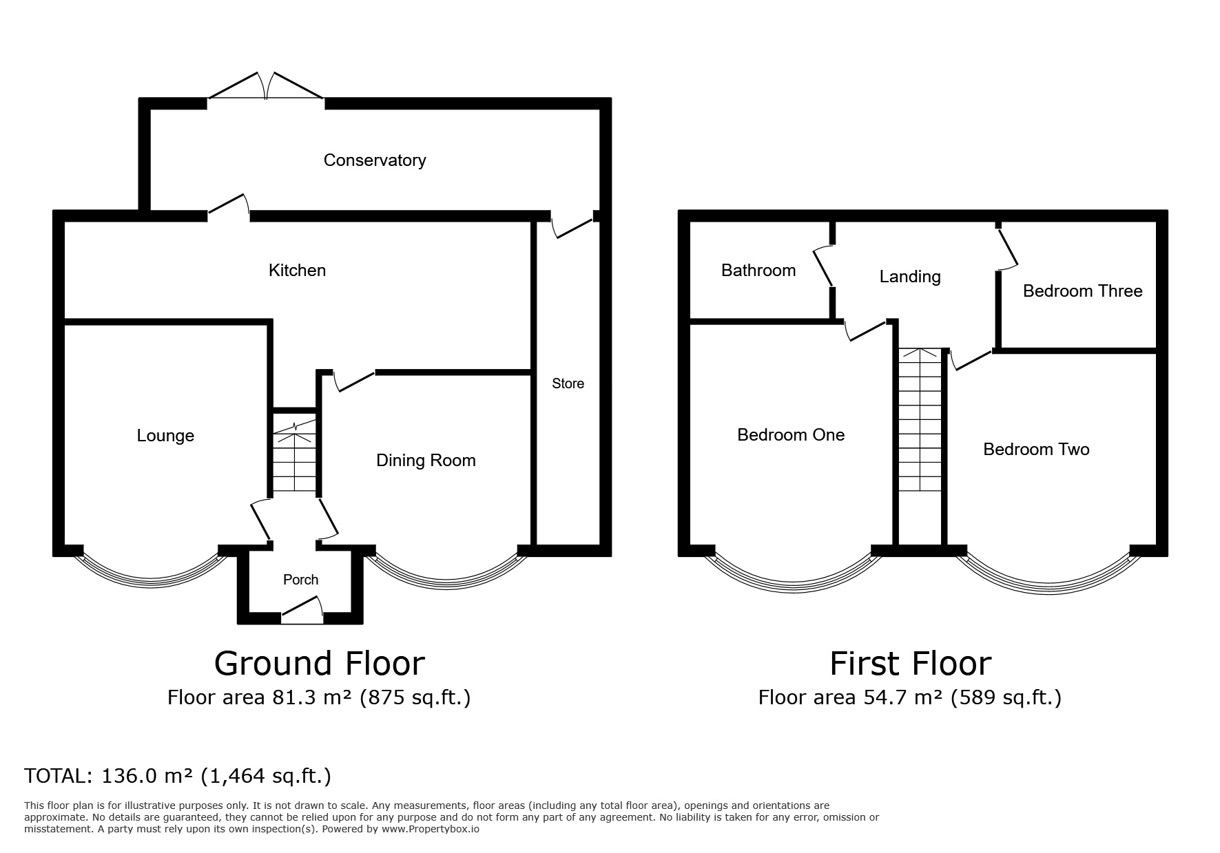 Floorplan of 3 bedroom Detached House for sale, Lichfield Road, Barton under Needwood, Staffordshire, DE13