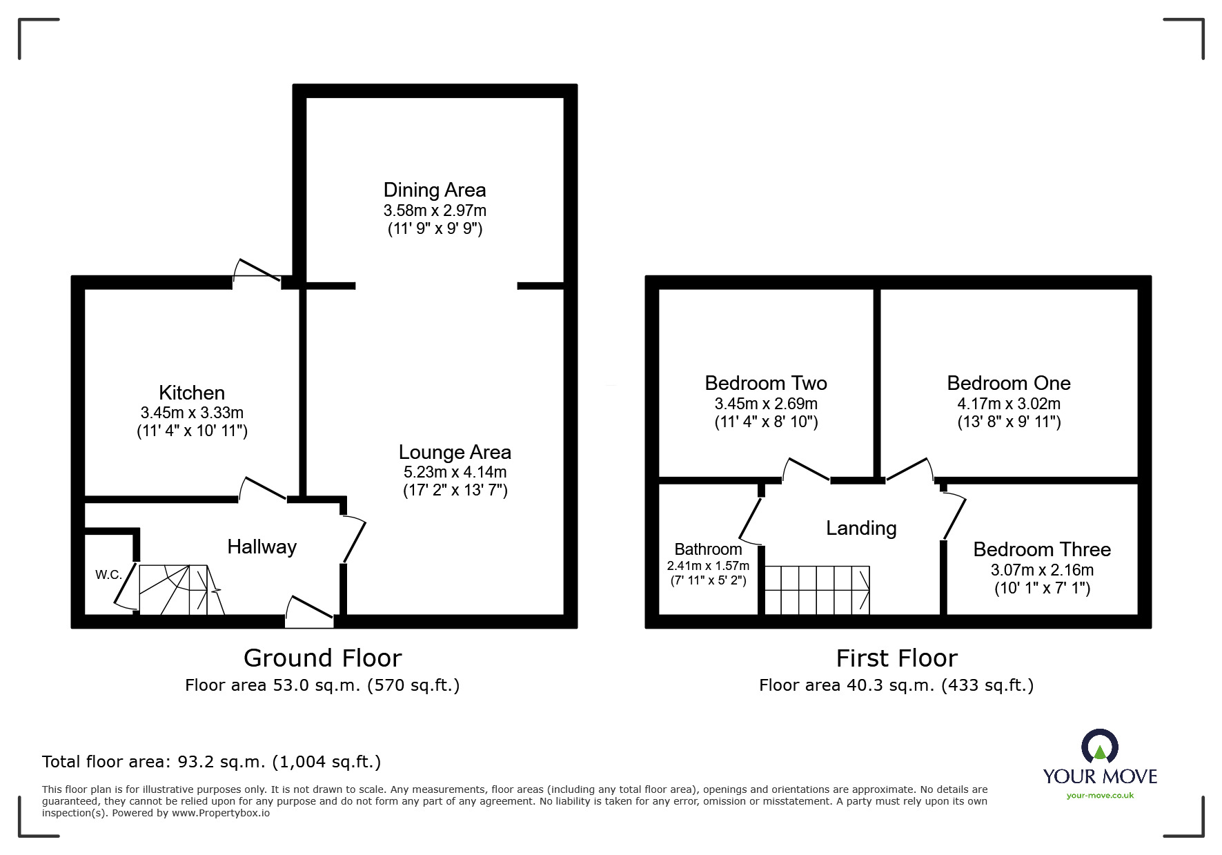 Floorplan of 3 bedroom Semi Detached House to rent, St. Marks Road, Derby, Derbyshire, DE21