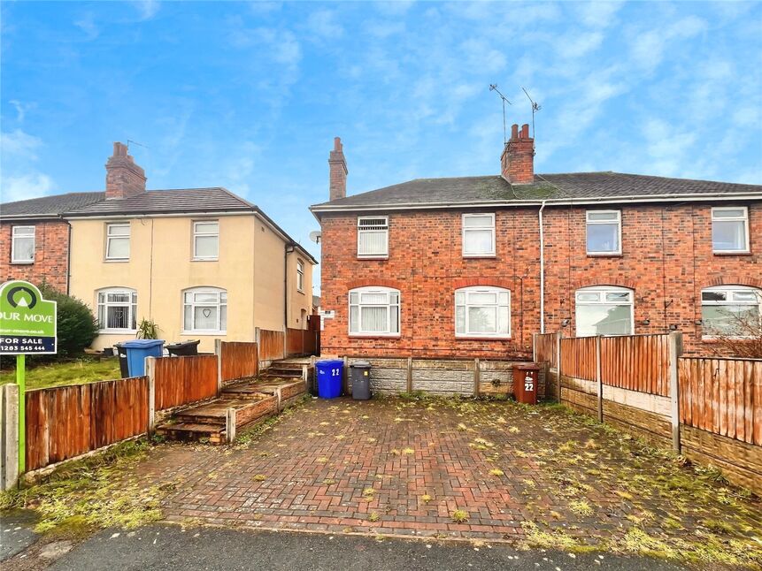 Main image of 3 bedroom Semi Detached House for sale, Bladon Street, Burton-on-Trent, Staffordshire, DE15