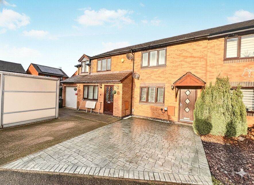 Main image of 2 bedroom Mid Terrace House for sale, Torrance Close, Branston, Staffordshire, DE14