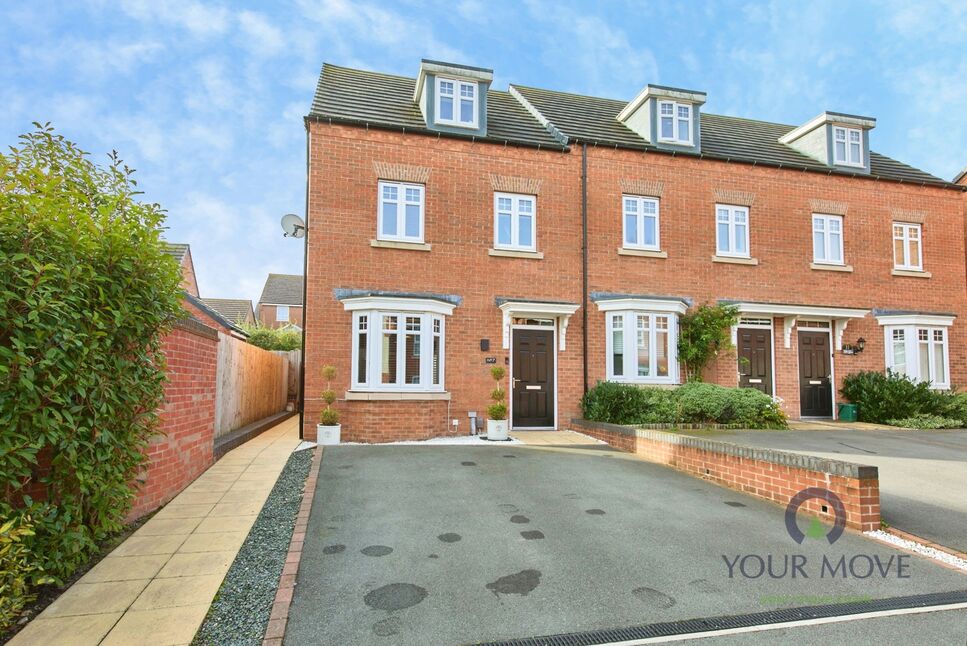 Main image of 3 bedroom End Terrace House for sale, Rook Drive, Burton-on-Trent, Staffordshire, DE13