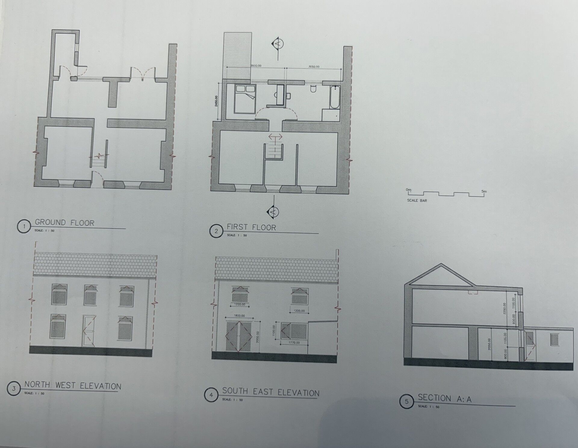 Floorplan of 4 bedroom Mid Terrace House for sale, Redbrooke Road, Camborne, Cornwall, TR14