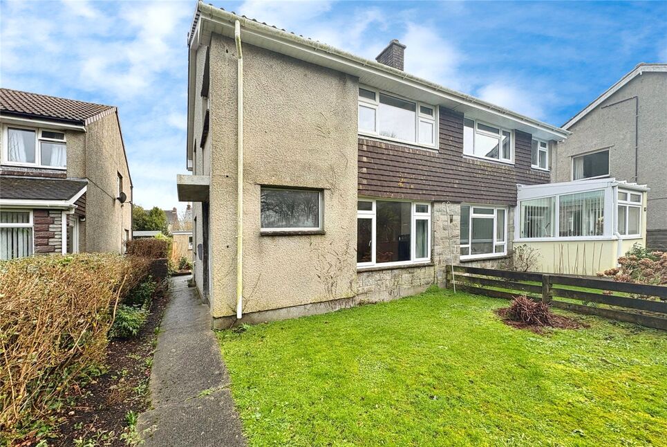 Main image of 3 bedroom Semi Detached House for sale, Codiford Crescent, Camborne, Cornwall, TR14