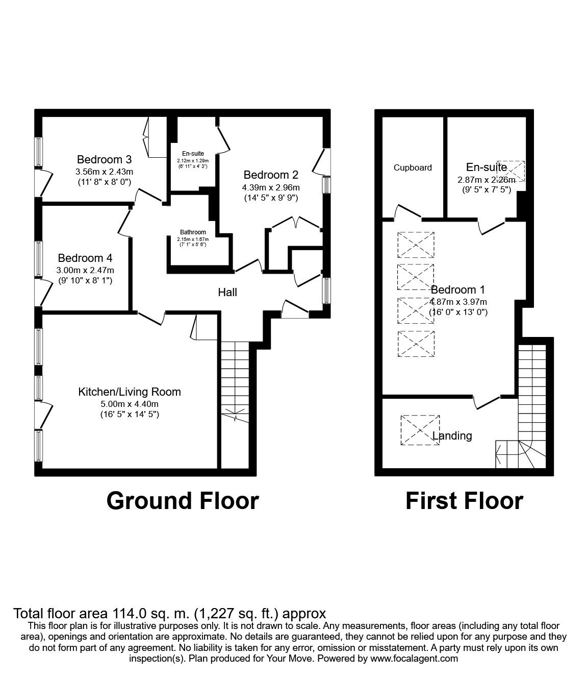 Floorplan of 4 bedroom  Flat to rent, Stour Street, Canterbury, Kent, CT1
