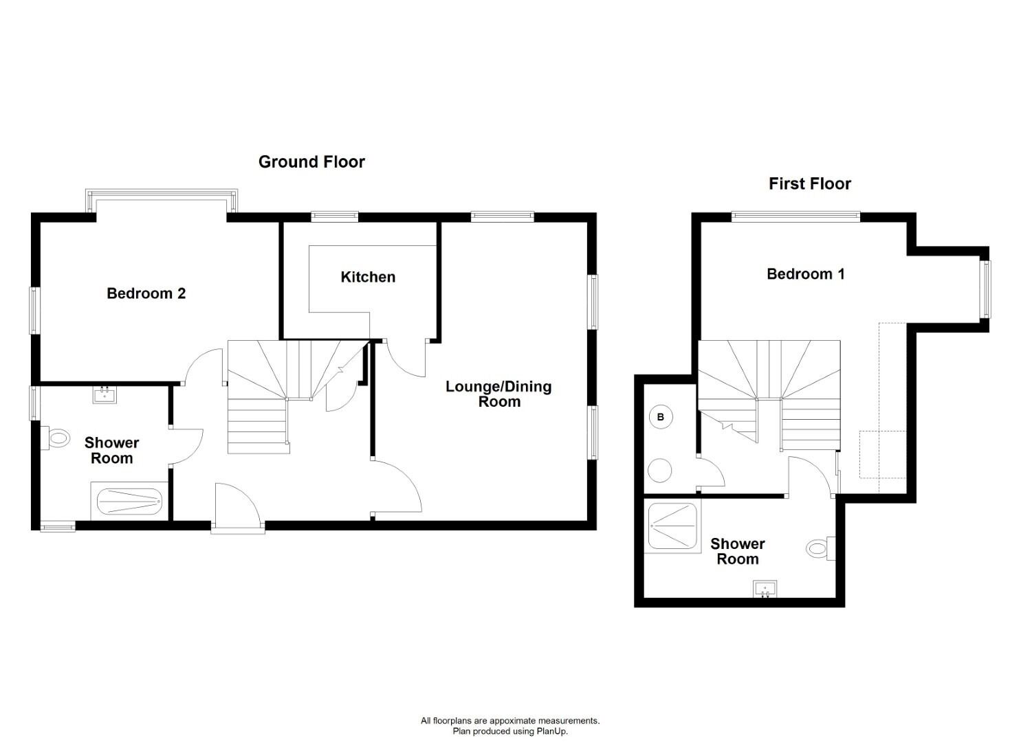 Floorplan of 2 bedroom  Flat to rent, Knotts Lane, Canterbury, Kent, CT1