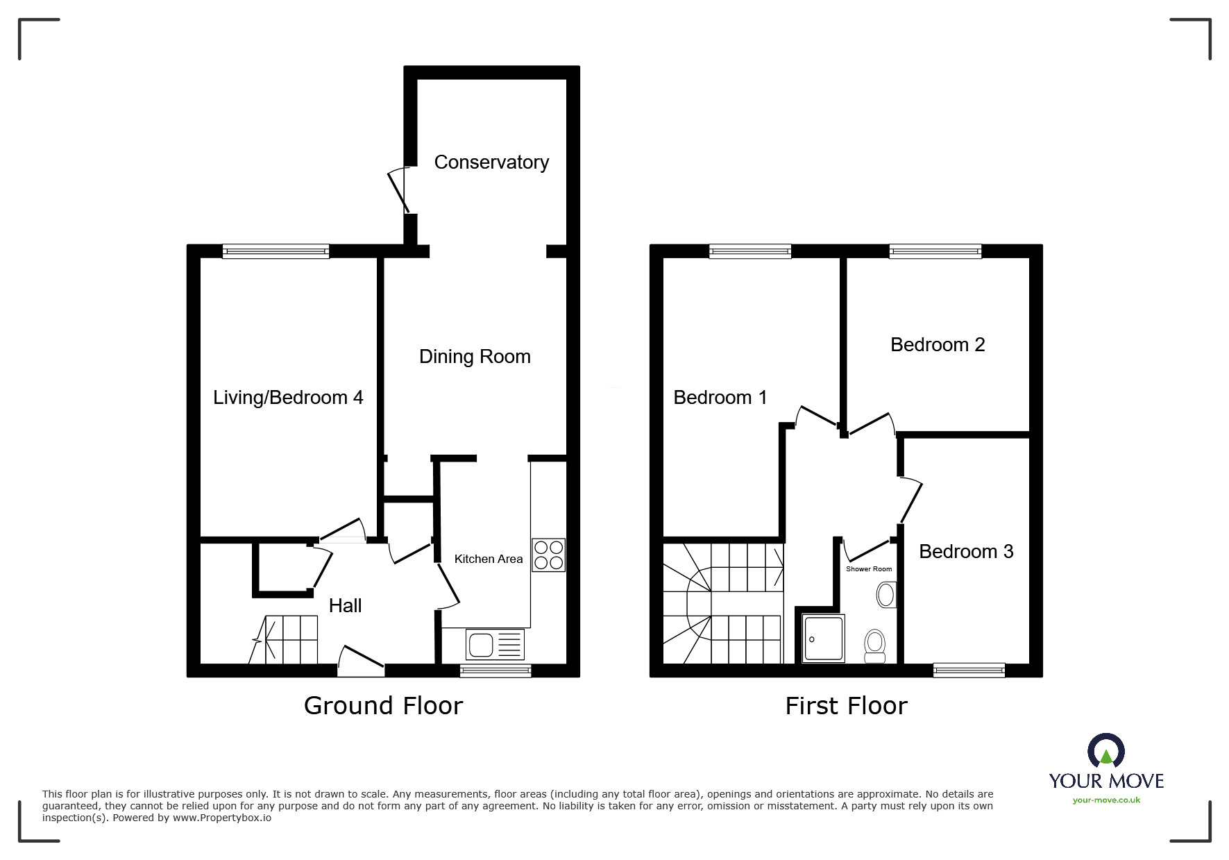 Floorplan of 3 bedroom Mid Terrace House for sale, Nethersole Close, Canterbury, Kent, CT2