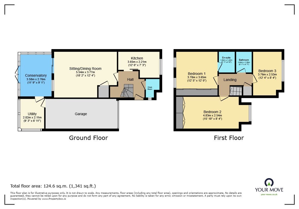 Floorplan of 3 bedroom Semi Detached House for sale, Warden Point Way, Whitstable, Kent, CT5
