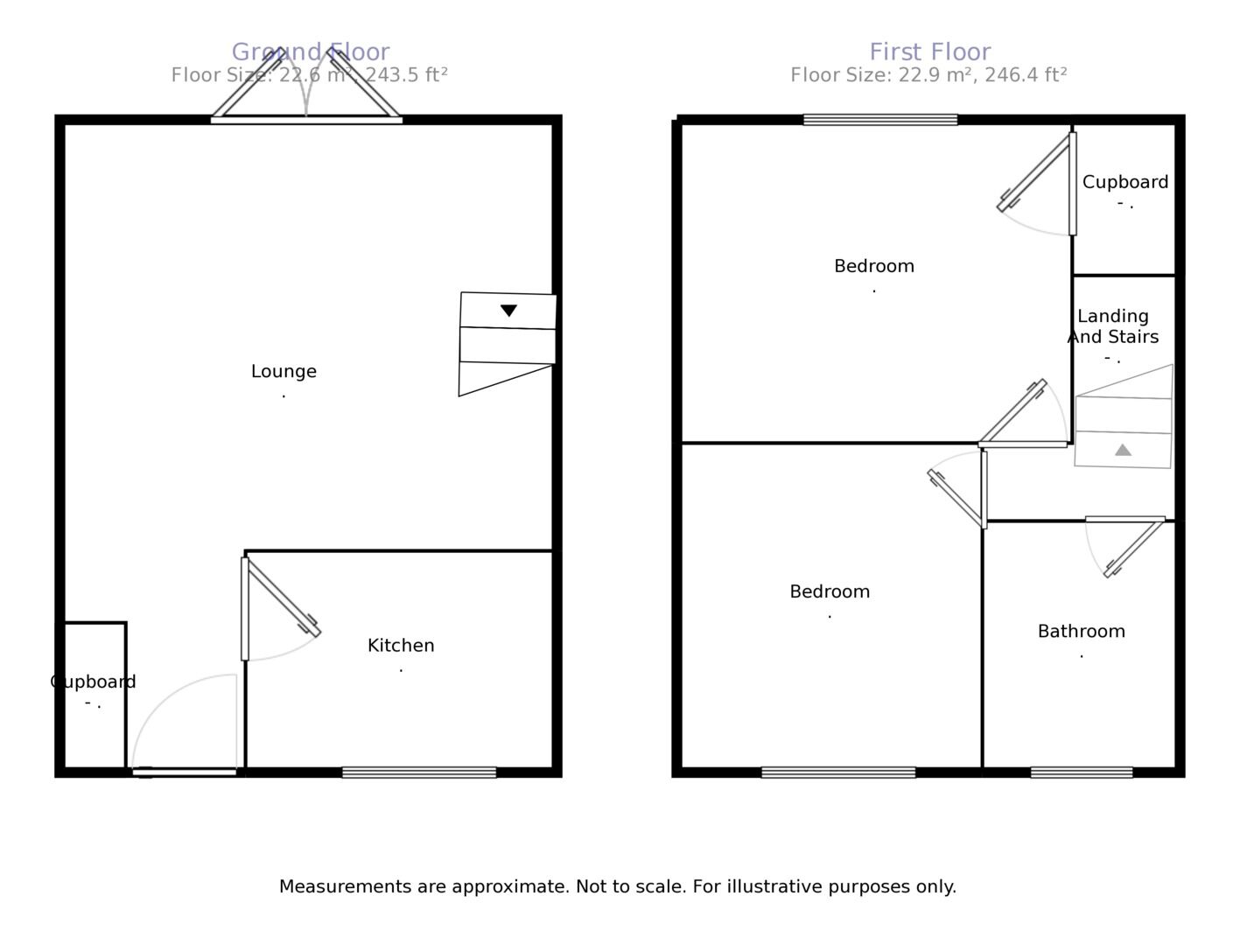 Floorplan of 2 bedroom Semi Detached House to rent, Scotby Gardens, Carlisle, CA1