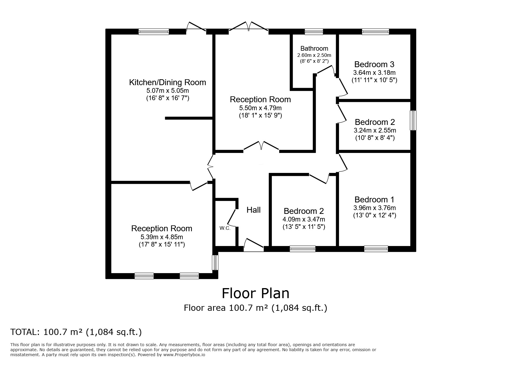 Floorplan of 4 bedroom Detached Bungalow to rent, Low Harker, Carlisle, CA6
