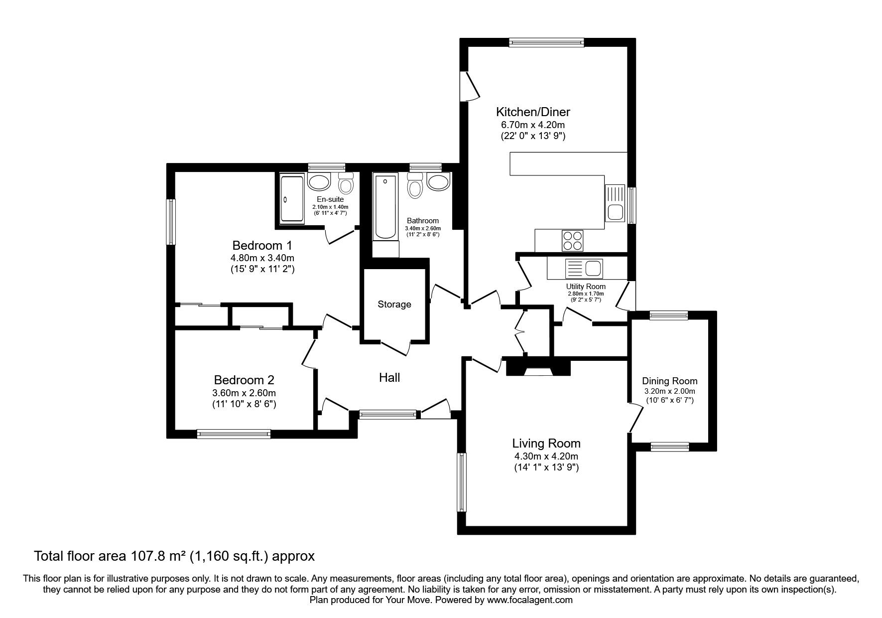 2 bedroom Detached Bungalow for sale, Tarraby, Carlisle, CA3 £340,000